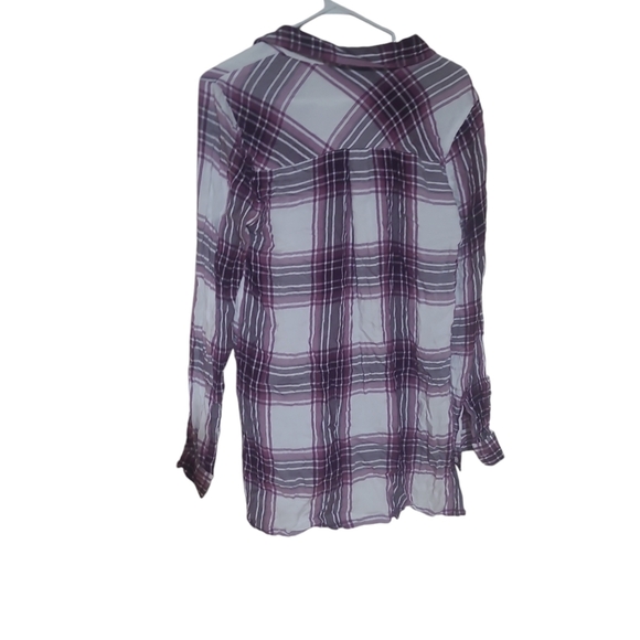 Mystyle plaid oversized long sleeve shirt - Picture 2 of 3